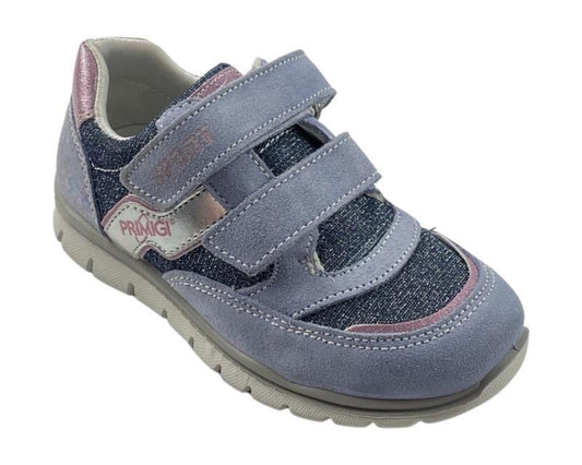 Primigi Mädchen Sneaker 3393400 Leder Blau/Textil