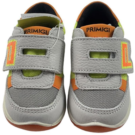 Primigi Kinderschuhe Jungen Sneaker 7372111 Grau/Neon