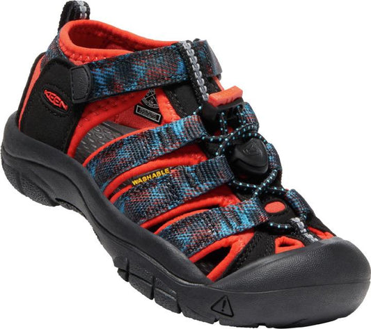 Keen Jungen Sandale Newport H2 1025061 Schwarz Orange Blau