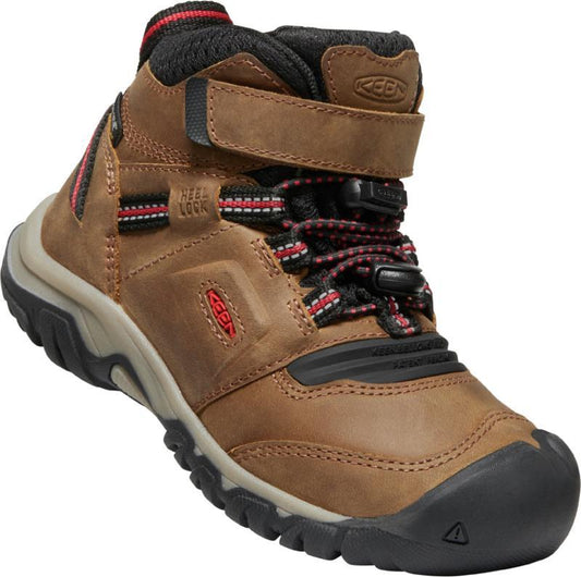 Keen Jungen Boots Ridge Flex MID WP 1025591 Braun