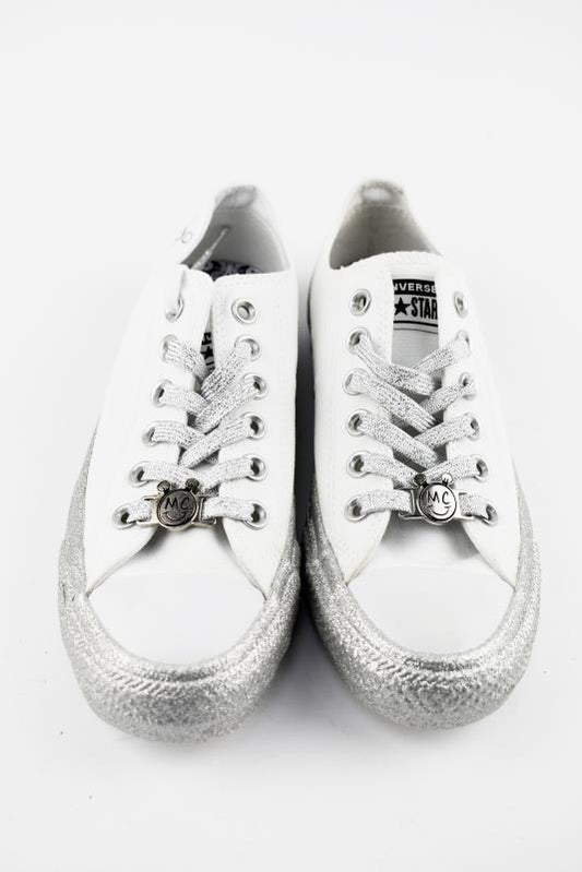 Converse All Star Miley Cyrus Collection Weiß Silber