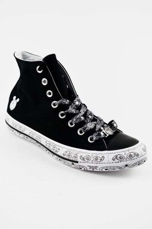 Converse All Star Miley Cyrus Collection Schwarz Weiß