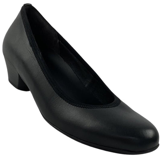 Gabor Comfort Damen Slipper 36.130.57 Foulardcalf Schwarz