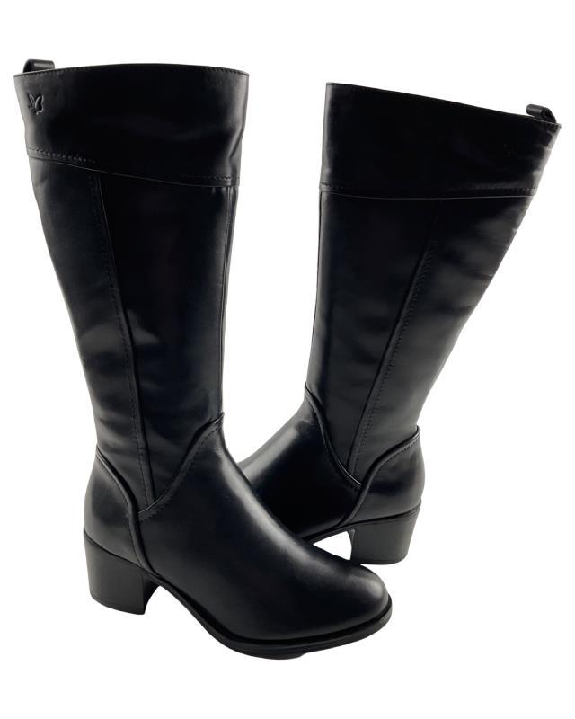 Caprice Damen Stiefel 9-25500-41 022  Schwarz Leder