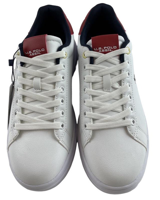 U.S. Polo Assn. Herren Sneaker CODY001C-WHI-REDDO1 Weiß