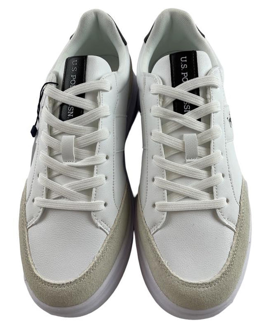 U.S. Polo Assn. Herren Sneaker CODY0034-WHI-BLK01  Weiß