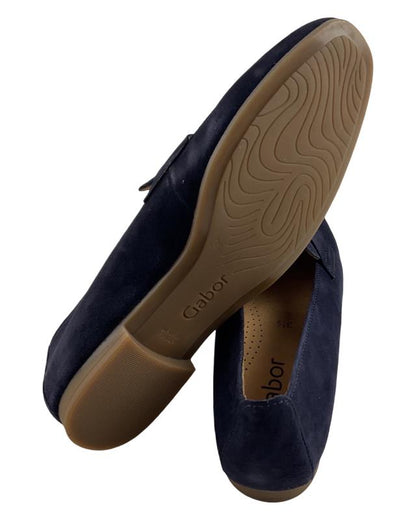 Gabor fashion  Slipper 65.213.16 Rauleder Blau