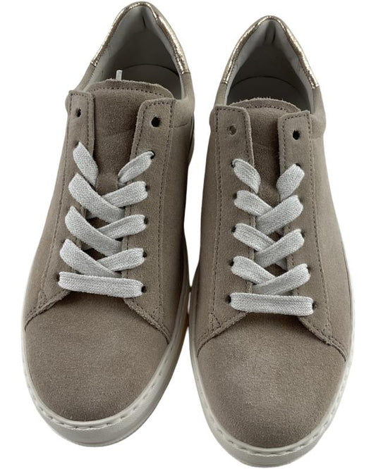 Gabor Comfort  Damen Sneaker 66.395.33 Beige Materialmix Leder