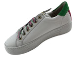 Gabor comfort  Damen Sneaker 26.465.53 Cervo/Samt Weiß/multicolor