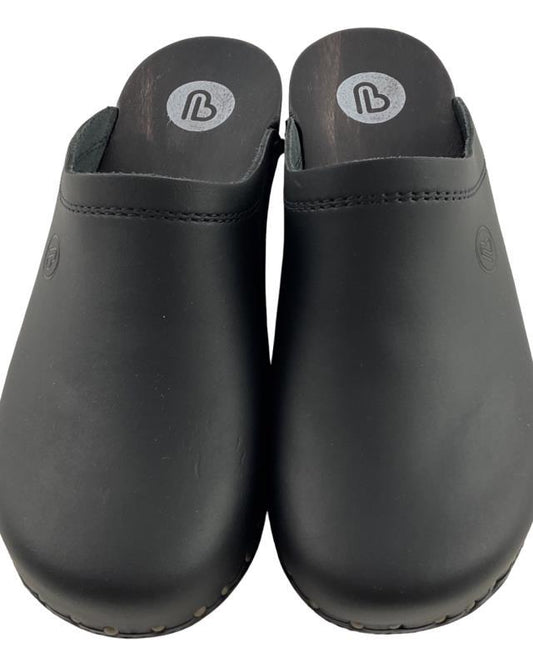 Berkemann Unisex Holz-Clogs 00407-900 NaturToeffler Schwarz