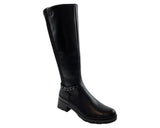 Caprice Damen Stiefel 9-25612-41 019  Schwarz Leder