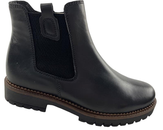 Gabor Damen Chelsea Boot  52.720.57  Schwarz Glattleder