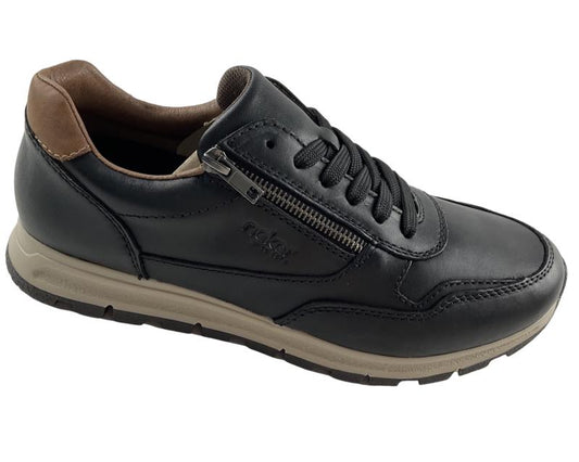 Rieker Herren Sneaker Low  Extraweite B0504-00  Schwarz