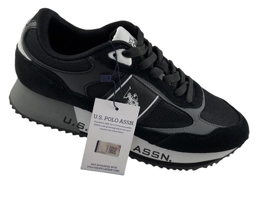 U.S. Polo Assn. Herren Sneaker CLEEF007-BLK  Schwarz