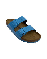 Birkenstock Pantolette Arizona 1024105 Blau Lack