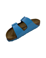 Birkenstock Pantolette Arizona 1024105 Blau Lack