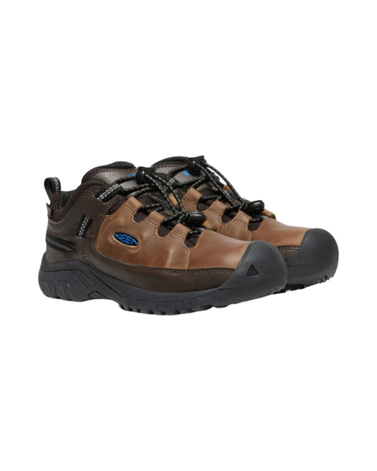 Keen Jungen Targhee Waterproof Schuhe Braun Premium-Leder 1026983/1026984