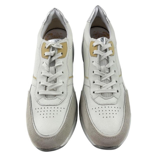 Bugatti Damen Sneaker 433-A6N04-1410-2021 Weiß/Beige