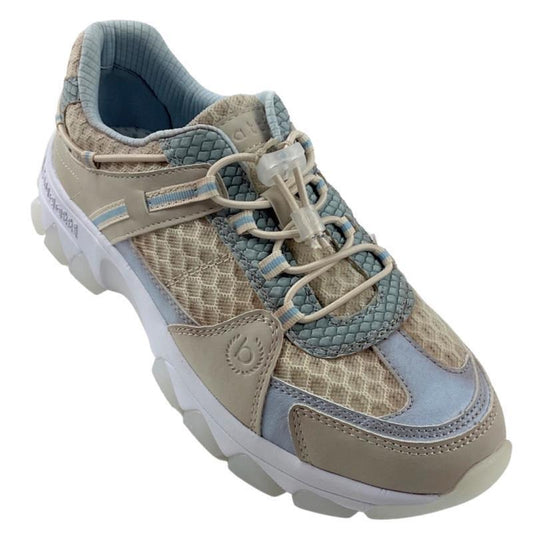 Bugatti Damen Sneaker 432-95208-5559-5242 Beige/Hellblau