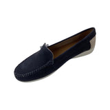 Bugatti Damen Slipper Blau/Weiß