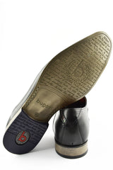 Bugatti Herren Business Schuhe Schwarz Leder