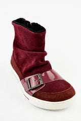 Birkenstock Kinder Stiefel Boots Ballina Rot Plum Normale Weite