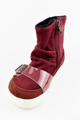 Birkenstock Kinder Stiefel Boots Ballina Rot Plum Normale Weite