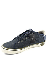 Bugatti Herren Sneaker Dunkelblau Blau Baumwolle