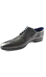 Bugatti Herren  Business Schuhe Schwarz Leder