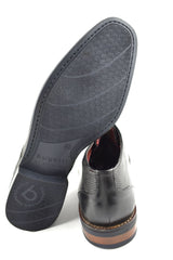 Bugatti Herren Business-Schuhe Leder  Schwarz