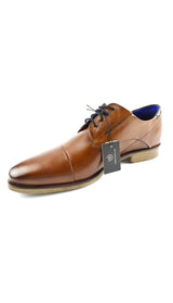 Bugatti Herren Business-Schuhe  Cognac