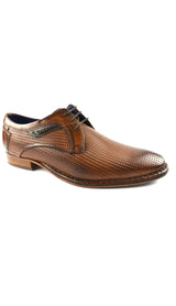 Bugatti Herren Business-Schuh  Cognac Leder