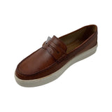 Bugatti Damen Slipper Cognac Leder