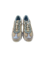 Bugatti Damen Sneaker Beige/Hellblau